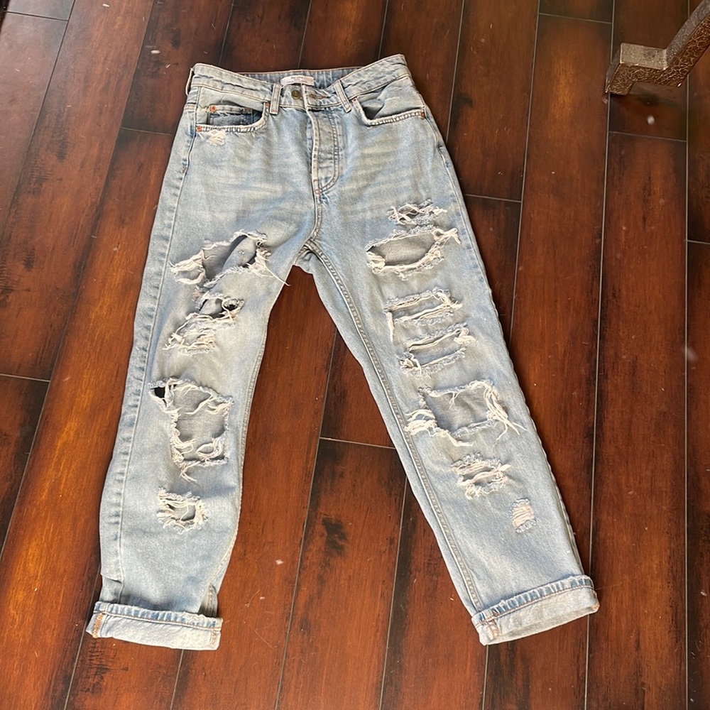 Bershka straight crop Jean size 36